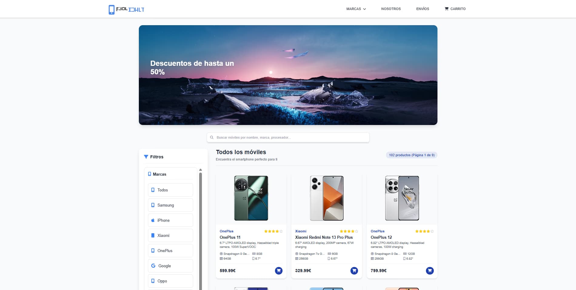 E-commerce smarthpones